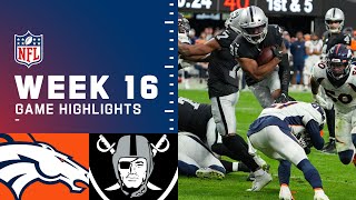 Broncos vs Raiders Week 16 Highlights  NFL 2021 [upl. by Alpheus]