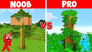 JAK ZBUDOWAĆ DOMEK NA DRZEWIE w Minecraft 🌳 [upl. by Essenaj893]