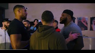 ANTHONY JOSHUA v JARRELL BIG BABY MILLER  THE FULL HEATED CONFRONTATION IN SAUDI ARABIA HOTEL [upl. by Shipp]