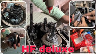 HF deluxe bike full engine fitting [upl. by Valerio]