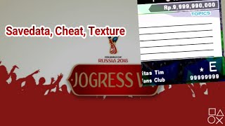 NEW TEXTURE  SAVEDATA  CHEAT PES JOGRESS V4 SPESIAL BACKGROUND BARCELONA [upl. by Amadeus763]