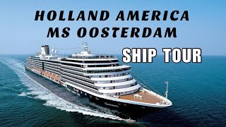 Holland America MS Oosterdam Cruise Ship Tour  Video and Photo Slideshow  Cruise Luncheon [upl. by Moreland]