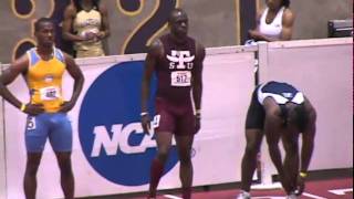 Texas Southerns Philip Redrick Wins 2011 SWAC Indoor 60m Dash Final 670 [upl. by Meriel]