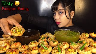 Indian mukbang eating video Panipuri eating challenge Fuska eating asmr eating spicy food India [upl. by Mello214]