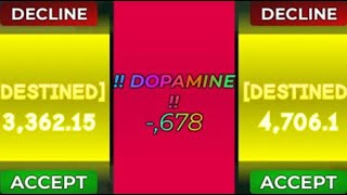 ROLLING DOPAMINE 678000000000 RNG  Roblox Fortunes End  Flex Your Luck [upl. by Elmer]