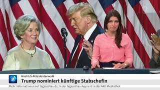 Das sind Trumps erste Personalien  Ein Überblick 22 [upl. by Ednutey]