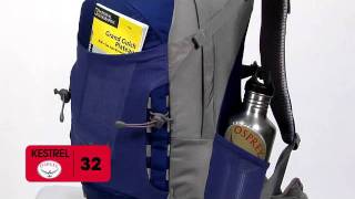 Osprey Packs  Kestrel 32 2012 Redesign  Product Tour [upl. by Maiga]