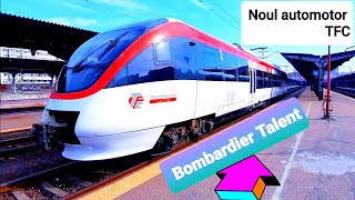 Noul automotor TFC Bombardier Talent [upl. by Ayel]