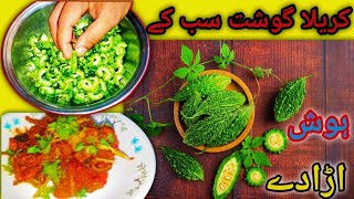 Karela Ghost  Mutton Karela Recipe  Bitter Gourd Recipe Streer Style  By Zulfiqar Ask Vloger [upl. by Bernice955]