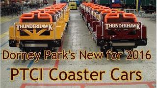 PTCI Coaster Cars for Dorney Parks Thunderhawk [upl. by Shaer]