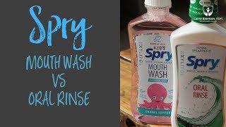 Spry Mouthwash vs Spry Oral Rinse for pH Control [upl. by Ashlie]