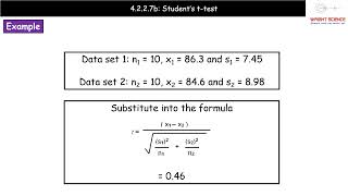 A Level Biology  4227b  Students t test [upl. by Bronk76]