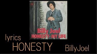 lyrics和訳 Honesty Billy Joel [upl. by Libbi]