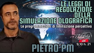 LE LEGGI DELLA SIMULAZIONE OLOGRAFICA  Live con PIETRO PM [upl. by Yanrahc]