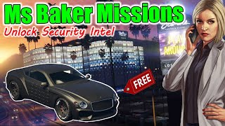 How to Unlock SECURITY INTEL Prep Work  Full Guide Miss Baker Missions  GTA 5 ONLINE [upl. by Kendricks25]