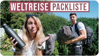 WELTREISE PACKLISTE • Update amp Tipps nach 1 Jahr Backpacking [upl. by Lohse]