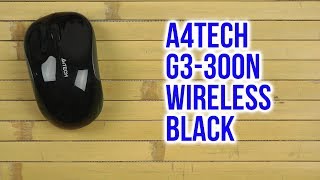 Распаковка A4Tech G3300N Wireless Black [upl. by Bresee259]