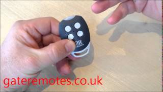 Programming a Ditec GOL4 Garage amp Gate Remote Control [upl. by Langille180]