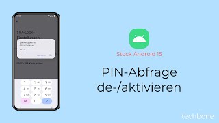 PINAbfrage deaktivieren oder aktivieren Android 15 [upl. by Saffian]