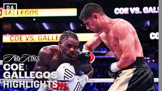 INCREDIBLE UPSET  Khalil Coe vs Manuel Gallegos Fight Highlights [upl. by Asia]