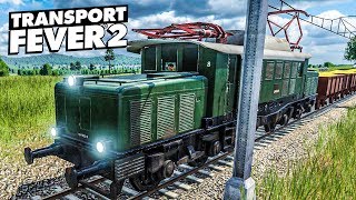 TRANSPORT FEVER 2 4 Volle ZÜGE  volle Kassen  Gameplay der EisenbahnSimulation [upl. by Leasia]