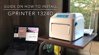 How To Install Thermal GPrinter GP1324D On Windows [upl. by Quirk]