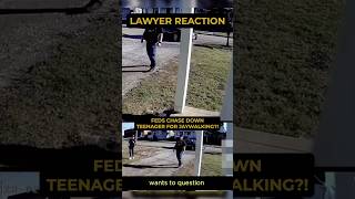 👮🏻‍♂️ ATF agent and cop chase down a TEENAGER for jaywalking 🤔  PART 1 [upl. by Hulburt]