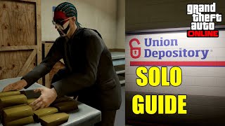 quotGet Rich Quick Solo Strategy for Union Depository Auto Shop Contract in GTA Onlinequot [upl. by Tessi]