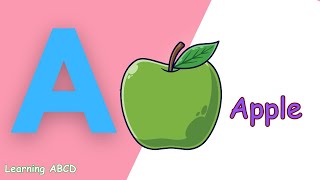 Abc Song  ABCD Song for kids  Learning ABC Letters and Basic English Vocabulary  Nursery Rhymes [upl. by Nodroj]