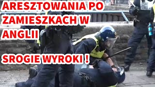 ZAMIESZKI W ANGLII Aresztowania i wyroki zatrzymania po wpisach na FB anglia zamieszki [upl. by Allyce698]