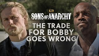 Bobby is Killed by August  Scene  Sons of Anarchy  FX [upl. by Allicirp]