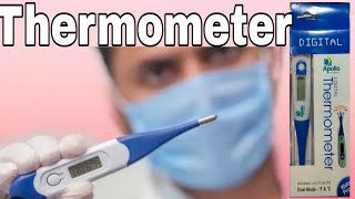 Apollo digital Thermometer use and benifit  digital Thermometer use  medicine Guruji  thermom [upl. by Orhtej277]