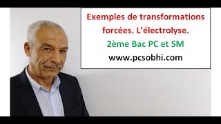 Exemples de transformations forcées Lélectrolyse [upl. by Saiasi]