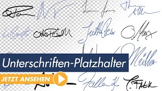 Das Große Unterschriften und Signaturenpaket  Trailer [upl. by Liartnod181]