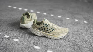 New Balance Fresh Foam X 1080 V14 quotPale Mossquot Review amp OnFeet [upl. by Htennek]