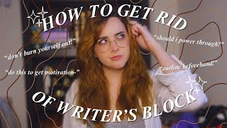 How To Prevent  Get Rid Of Writers Block ✒️📙  Writing Tips [upl. by Atinuaj]