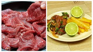 How To Prepare Meat just Like Restaurants  The Secret to Tenderizing the Toughest Beef Quickly [upl. by Faruq285]