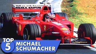 Top 5 Michael Schumacher Moments [upl. by Amis]