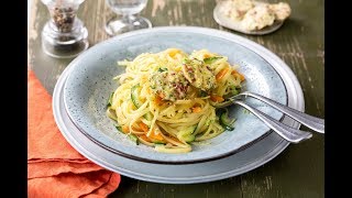 Recette de linguines aux légumes primeurs [upl. by Colette]