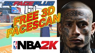 FREE TATTOOED GANGBANGER 3D FACE SCAN ALL 2K VERSIONS [upl. by Nylinej135]