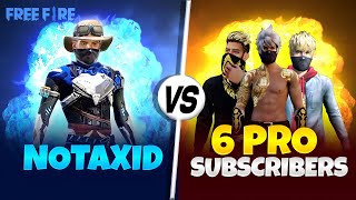 NOTAXID VS 6 PRO PLAYER  ON LIVE😱🔥 SAMSUNG A3A5A6A7J2J5J7S5S6S7S9A10A20A30A50 [upl. by Finny]