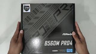 Asrock B560M Pro4  Unboxing Only [upl. by Laval906]