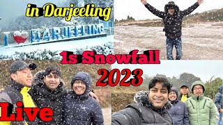 Snowfall in Darjeeling 2023 December দার্জিলিং এর বছরের প্রথম তুষারপাত II Tiger Hill [upl. by Ycnaffit]