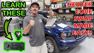 Heater Core Replacement In 60 Minutes Easy Stepbystep Tutorial  Bonus Tips [upl. by Heymann20]