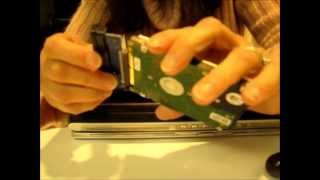 Laptop SATA amp IDE Hard Drive Removal [upl. by Marquez813]