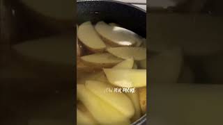 Homemade Potato Wedges  shortsvideo potatowedges easyrecipe [upl. by Enelyam155]