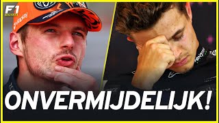 ONVERMIJDELIJKE clash tussen Verstappen en Norris Was het Max zijn schuld  F1 VANDAAG [upl. by Orat]