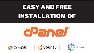 Install cPanel WHM on Linux Server  Ubuntu  Centos  Free Installation  License Install [upl. by Narbig554]