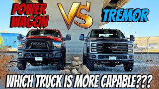 2024 Ford F250 Tremor VS RAM 2500 Power Wagon Has Ford Finally Caught Up To RAM HD [upl. by Aerdnuahs]