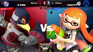 Smash  TNLG 12  LQF  Raven Falco vs Galaxy Inkling  SSBU [upl. by Oelc]